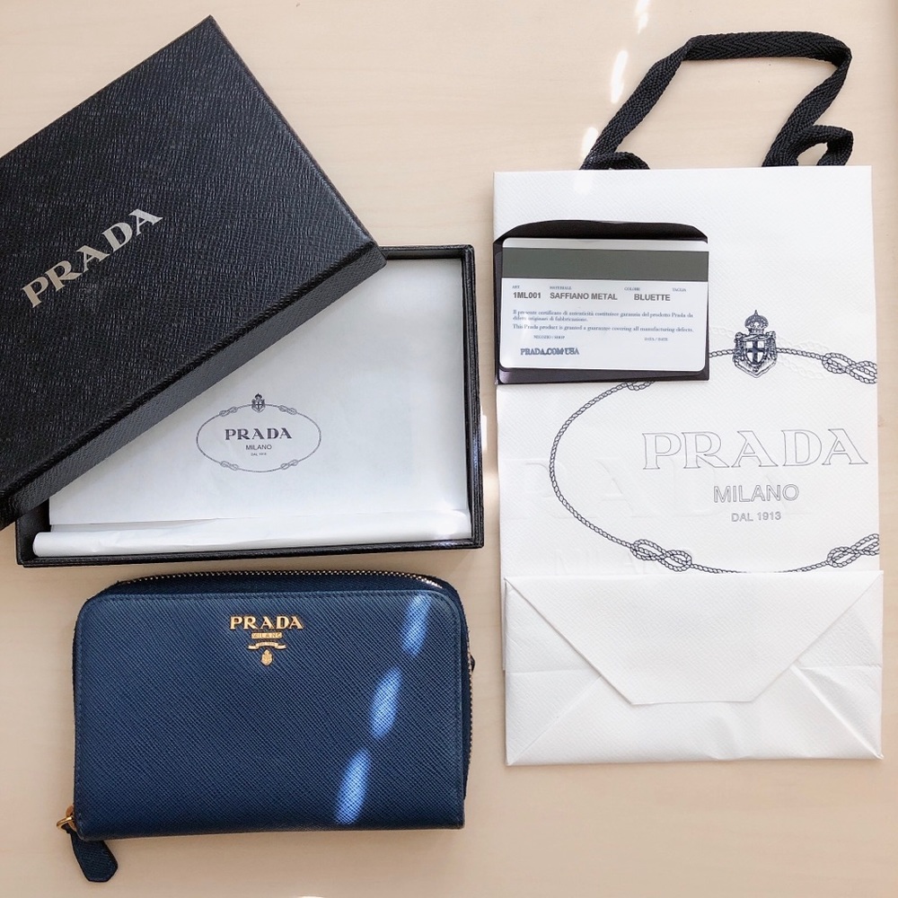 PRADA Saffiano Leather Wallet